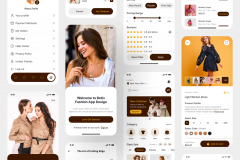 Fashion Mobile App Design 
